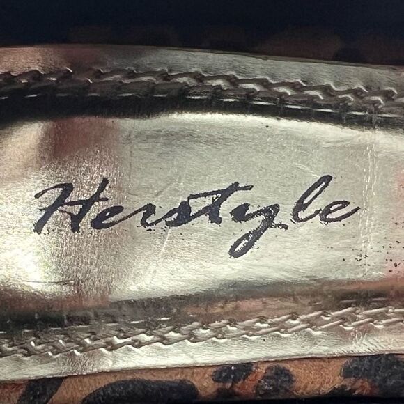 Herstyle Jaslene Leopard Platform Mary Jane Stiletto Shoes - Picture 8 of 10